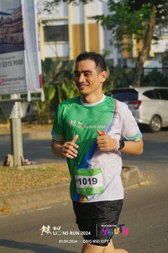 Race photo from BAF LIONS RUN 2024