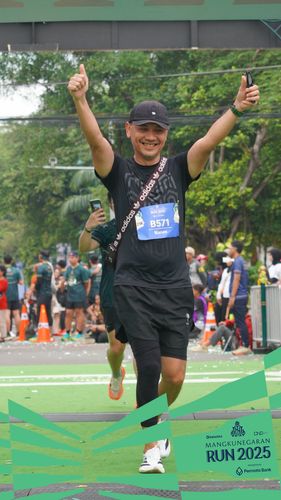 Race photo from Mangkunegaran Run 2025