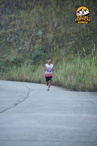 Race photo from Kelud Vertical Challenge 2024