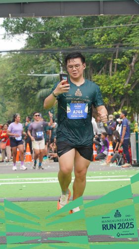 Race photo from Mangkunegaran Run 2025