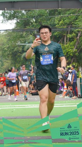 Race photo from Mangkunegaran Run 2025