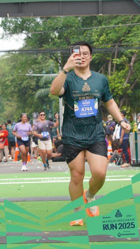 Race photo from Mangkunegaran Run 2025