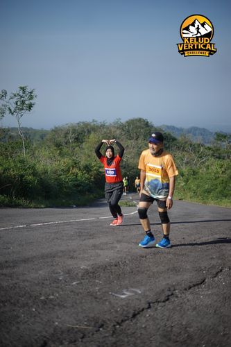 Race photo from Kelud Vertical Challenge 2024