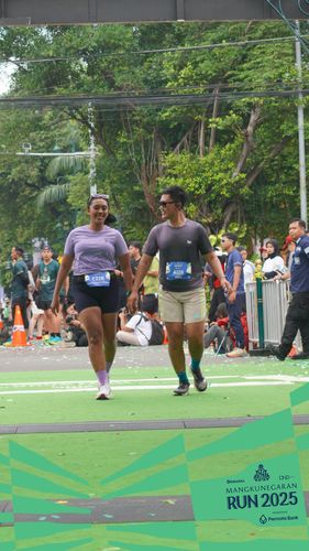 Race photo from Mangkunegaran Run 2025