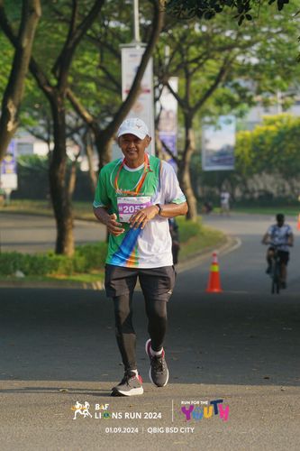 Race photo from BAF LIONS RUN 2024