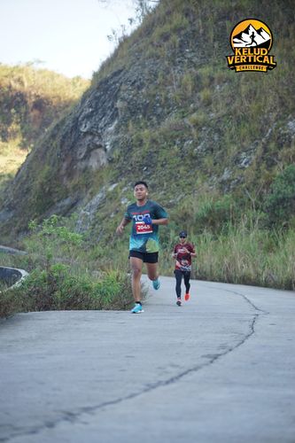 Race photo from Kelud Vertical Challenge 2024
