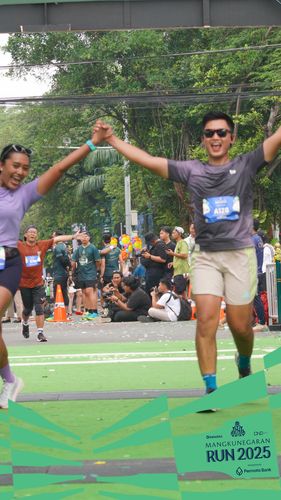 Race photo from Mangkunegaran Run 2025
