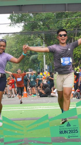 Race photo from Mangkunegaran Run 2025