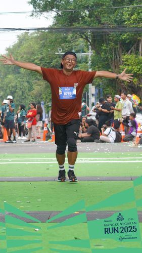 Race photo from Mangkunegaran Run 2025