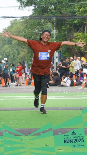 Race photo from Mangkunegaran Run 2025