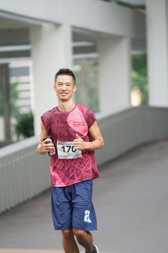 Race photo from Assurance Fun Run 2024