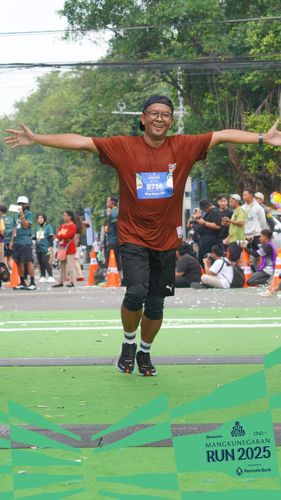 Race photo from Mangkunegaran Run 2025