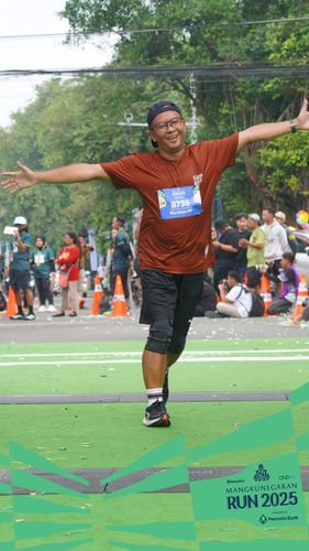 Race photo from Mangkunegaran Run 2025