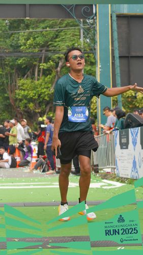 Race photo from Mangkunegaran Run 2025