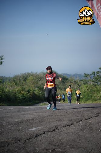 Race photo from Kelud Vertical Challenge 2024