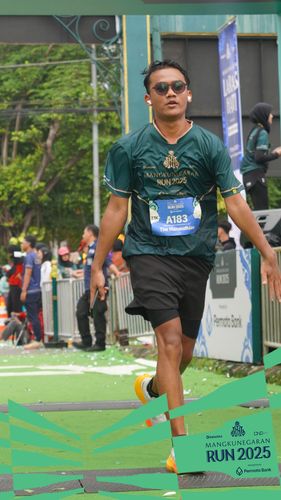 Race photo from Mangkunegaran Run 2025