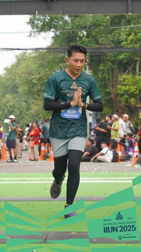 Race photo from Mangkunegaran Run 2025