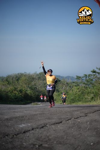 Race photo from Kelud Vertical Challenge 2024