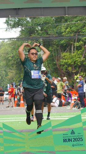 Race photo from Mangkunegaran Run 2025