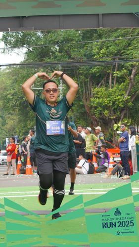 Race photo from Mangkunegaran Run 2025