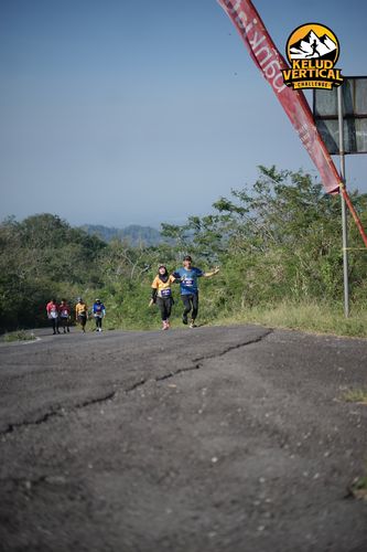 Race photo from Kelud Vertical Challenge 2024