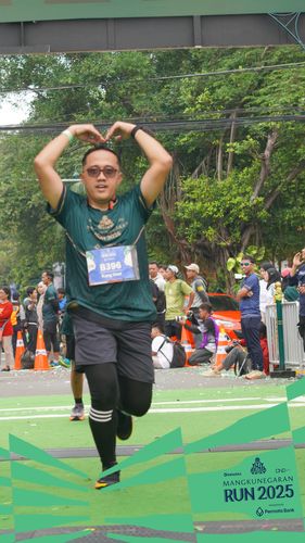 Race photo from Mangkunegaran Run 2025
