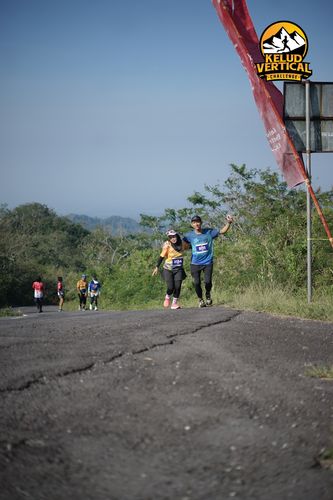 Race photo from Kelud Vertical Challenge 2024