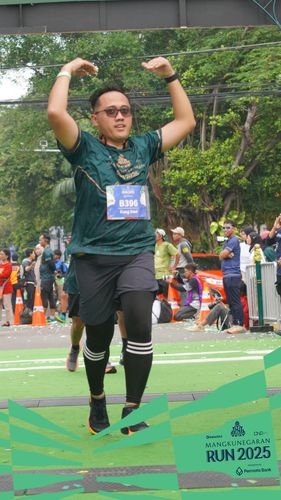 Race photo from Mangkunegaran Run 2025