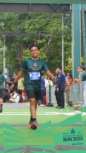 Race photo from Mangkunegaran Run 2025