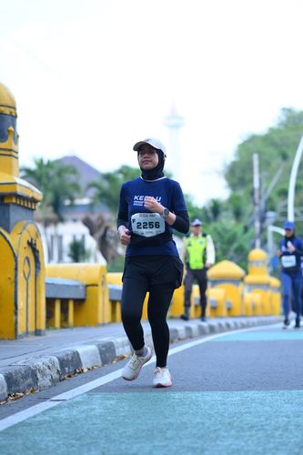 Race photo from KEMLU RUN 2025