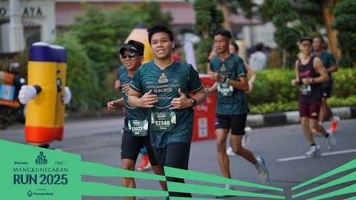 Race photo from Mangkunegaran Run 2025