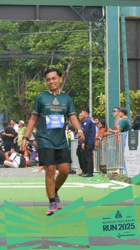 Race photo from Mangkunegaran Run 2025