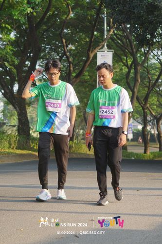 Race photo from BAF LIONS RUN 2024