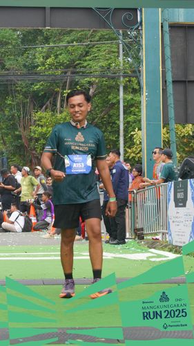 Race photo from Mangkunegaran Run 2025