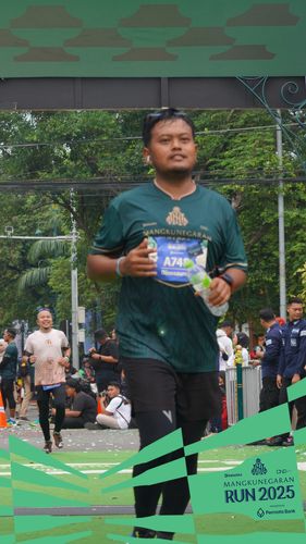 Race photo from Mangkunegaran Run 2025