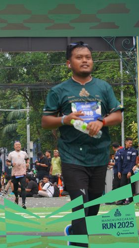 Race photo from Mangkunegaran Run 2025