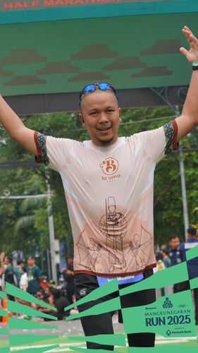 Race photo from Mangkunegaran Run 2025