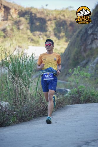 Race photo from Kelud Vertical Challenge 2024