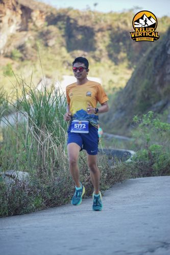 Race photo from Kelud Vertical Challenge 2024