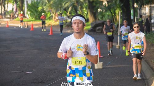 Race photo from Taman Budaya x BOGORUN 2025