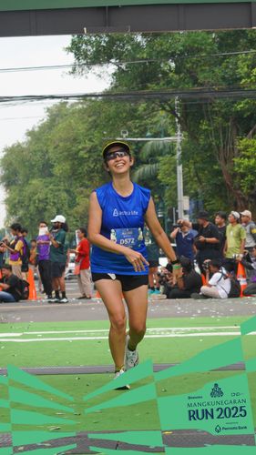 Race photo from Mangkunegaran Run 2025