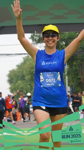 Race photo from Mangkunegaran Run 2025