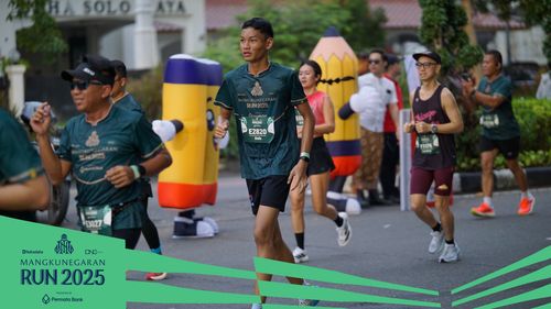 Race photo from Mangkunegaran Run 2025