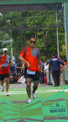 Race photo from Mangkunegaran Run 2025