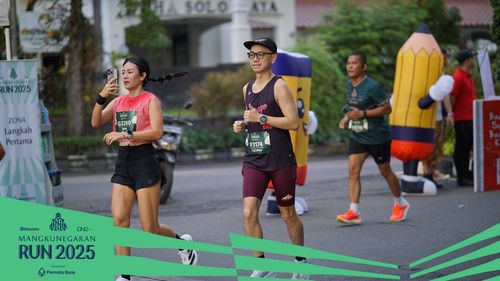 Race photo from Mangkunegaran Run 2025