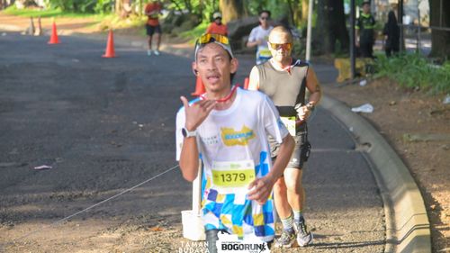 Race photo from Taman Budaya x BOGORUN 2025