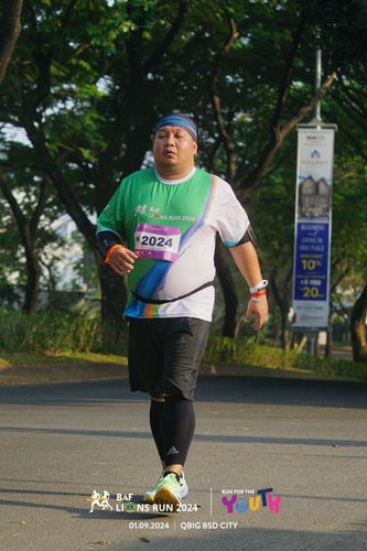 Race photo from BAF LIONS RUN 2024