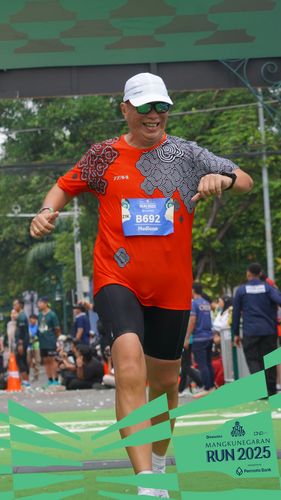 Race photo from Mangkunegaran Run 2025