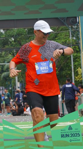 Race photo from Mangkunegaran Run 2025