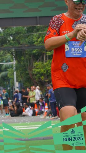Race photo from Mangkunegaran Run 2025